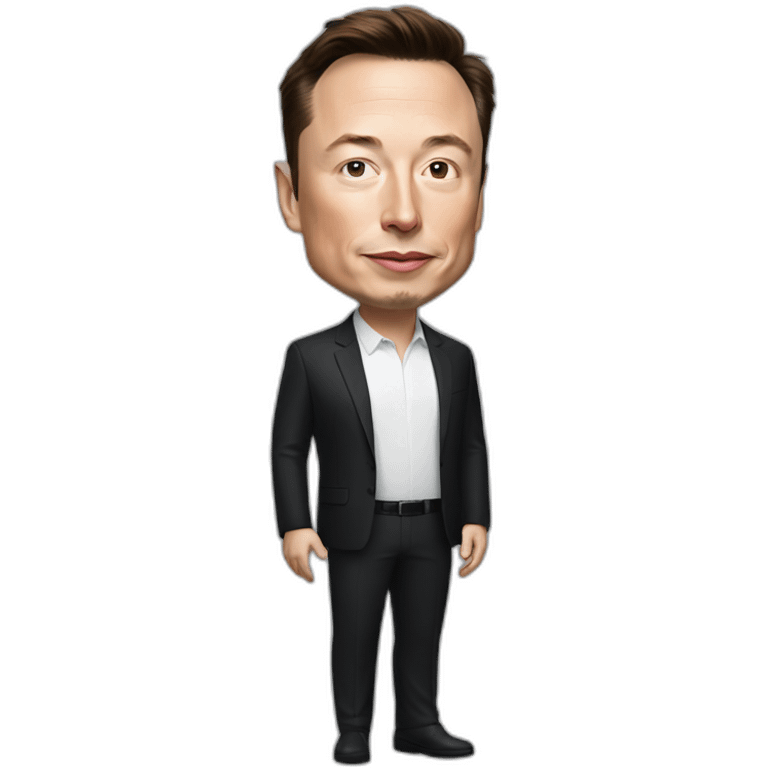 Elon musk with airpods  emoji