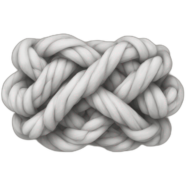 Sheet knot emoji