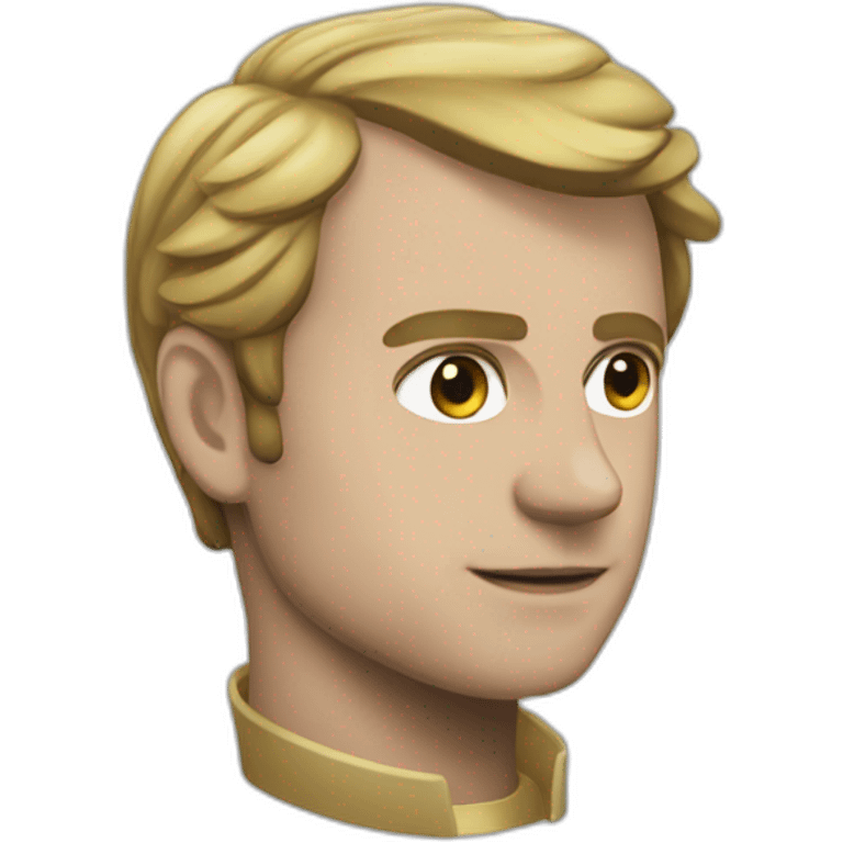 Macron a la console emoji