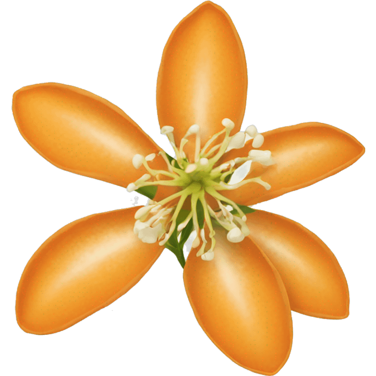 orange blossom flower emoji