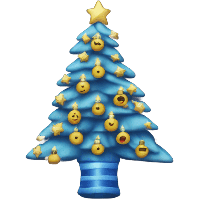 Hanukkah Christmas tree emoji