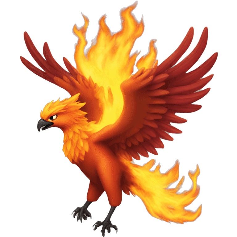 Phoenix on fire emoji