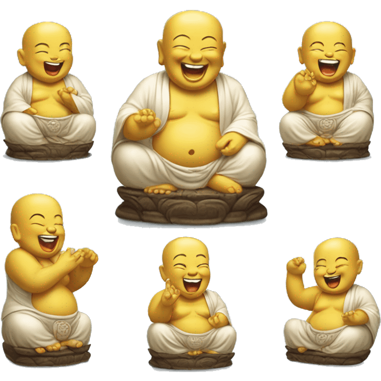 Cutiestt Laughing buddha  emoji