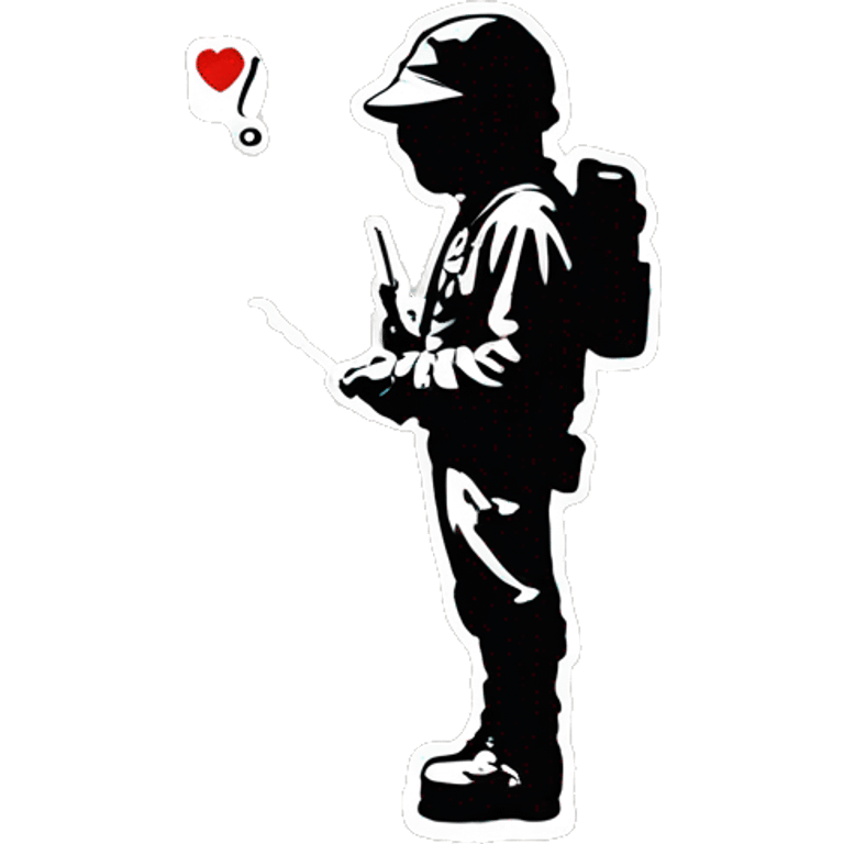 Banksy's Graffiti emoji