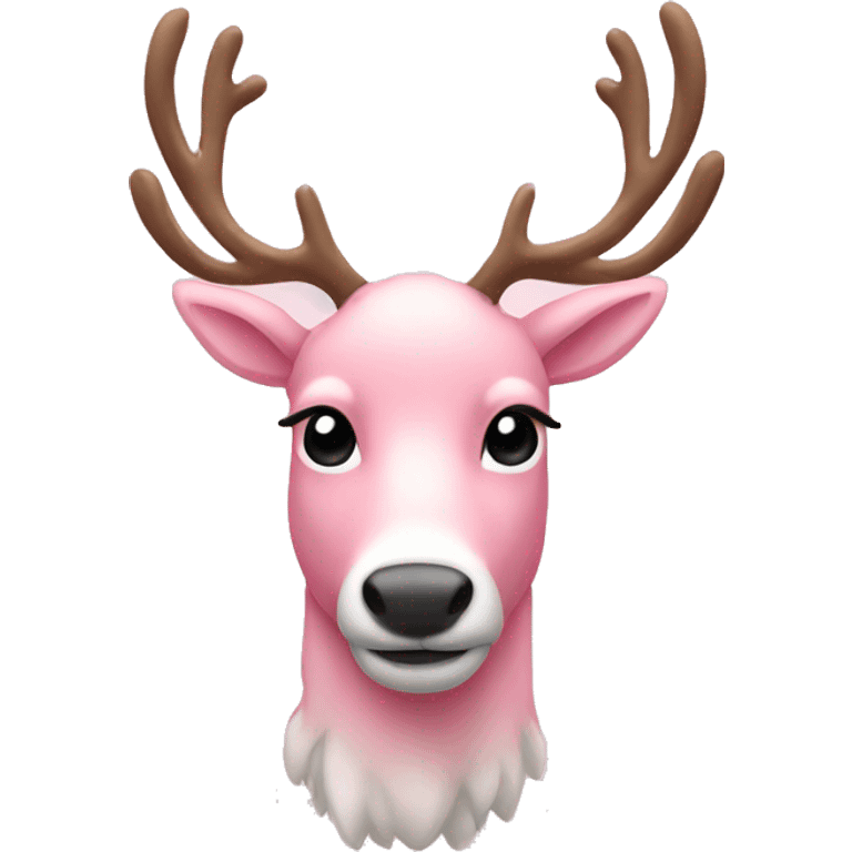 light pink reindeer emoji