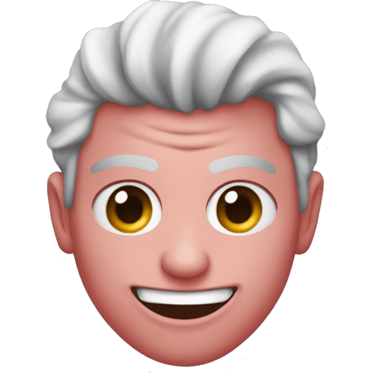 Crea un emoji de demonio rosado emoji