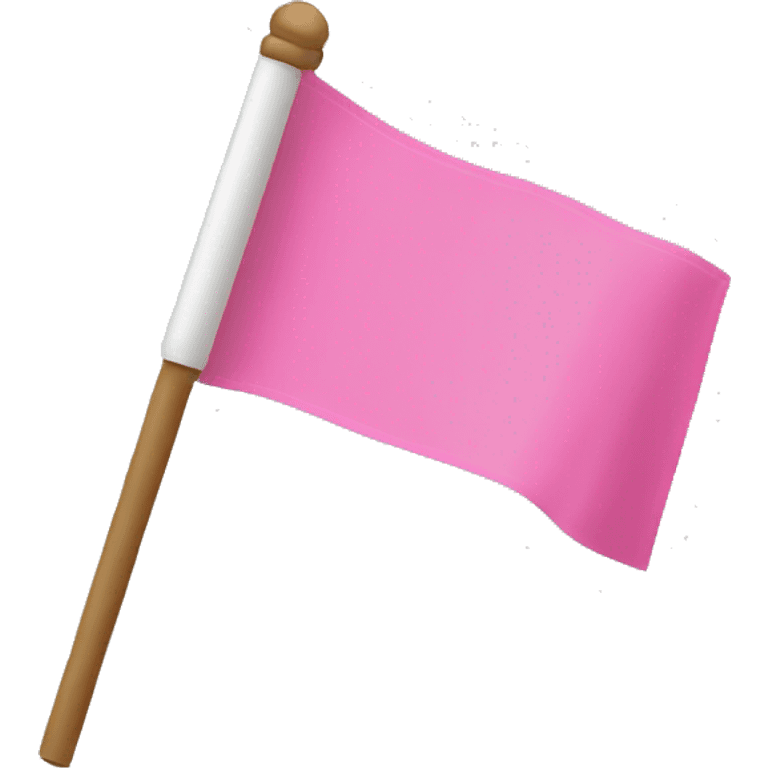 Pink flag emoji