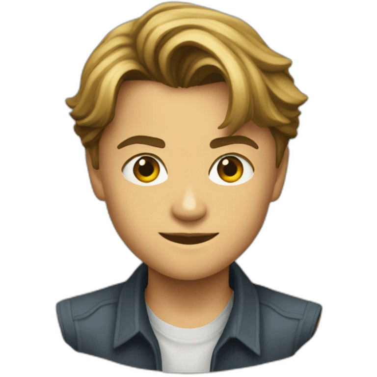 young leonardo dicaprio emoji