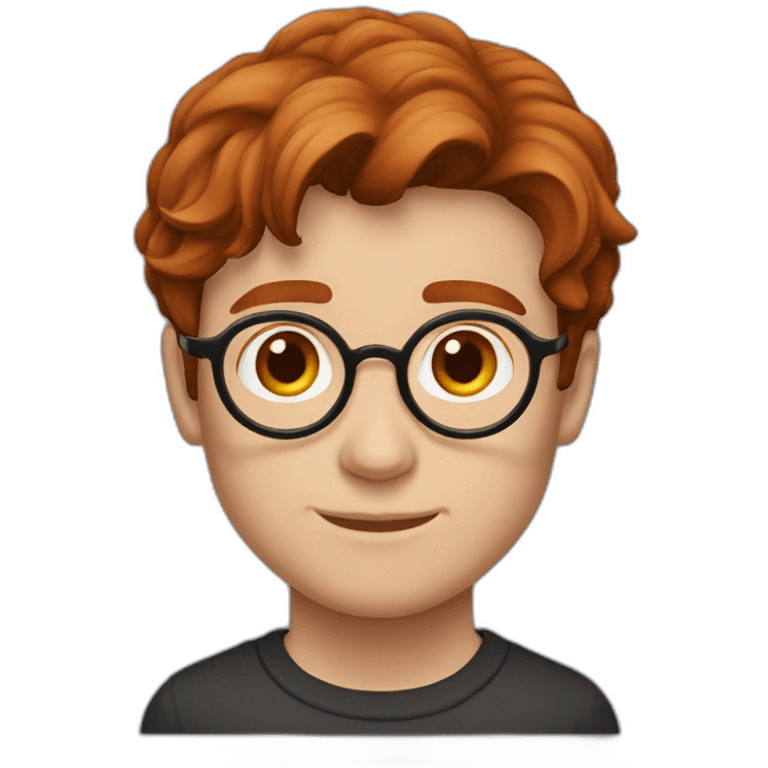 harry potter without glasses red brown hair emoji