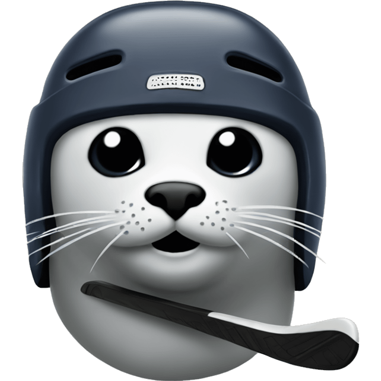 seal with hockey helmet emoji