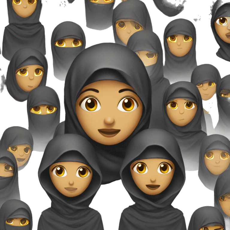 woman with niqab emoji