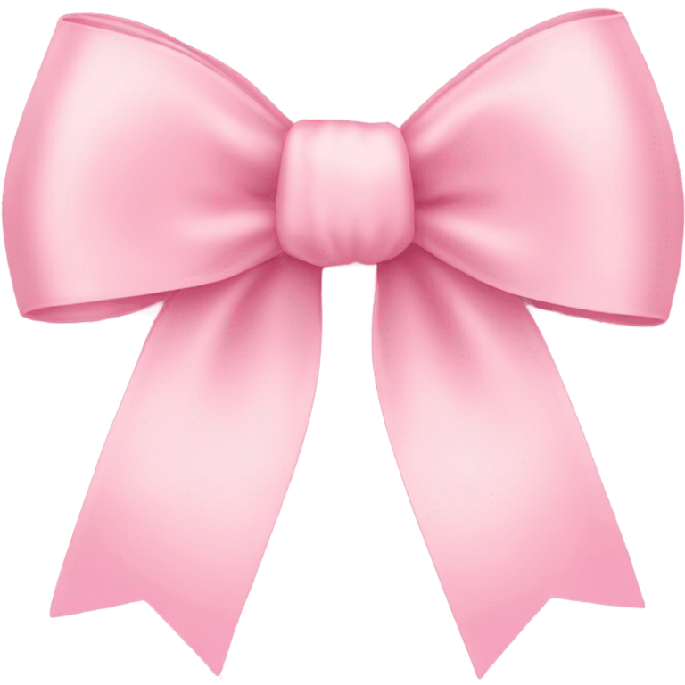 light pink ribbon bow emoji