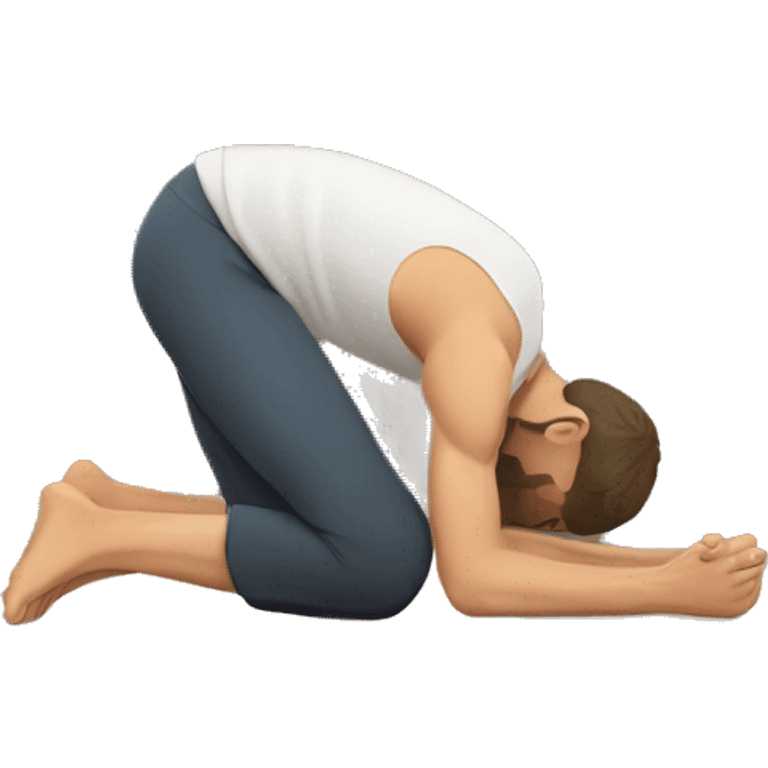 white men doing plank on yoga carpet emoji