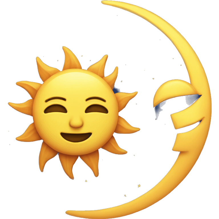 Sun&moon emoji