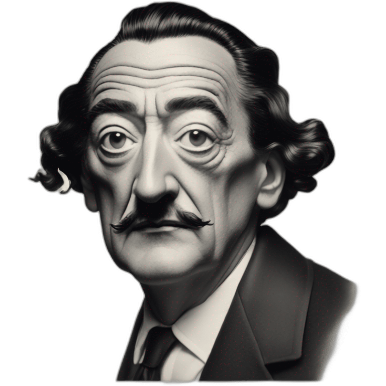 Realist salvador dalí emoji