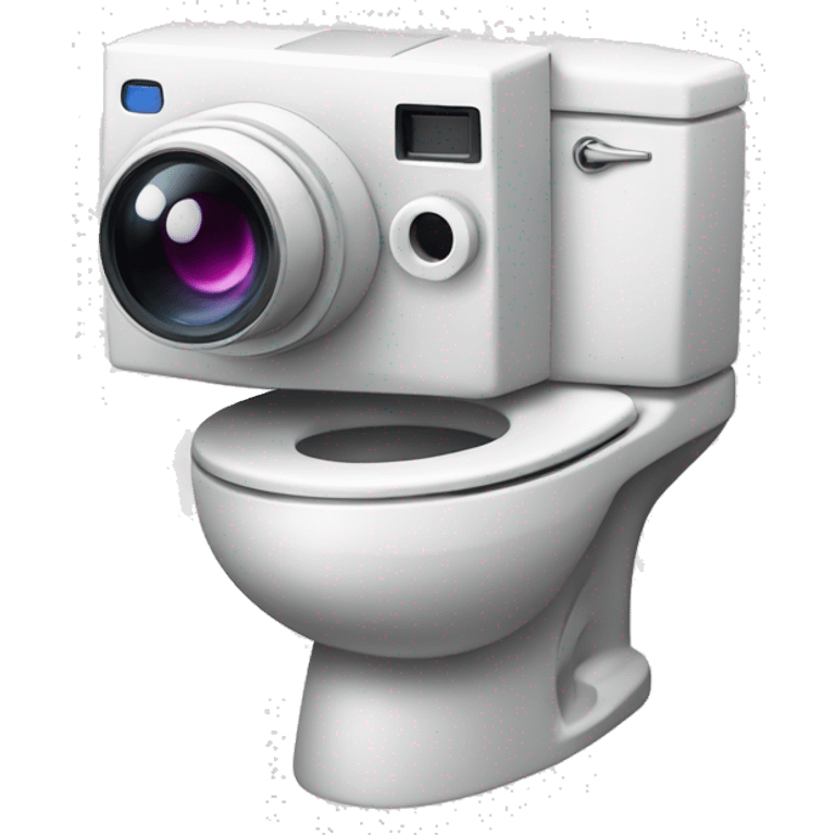 camera with Q letter and a skibidi toilet emoji