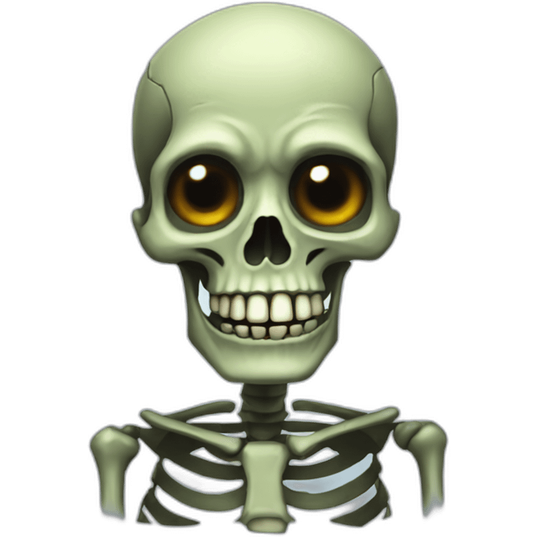 zombie skeleton emoji