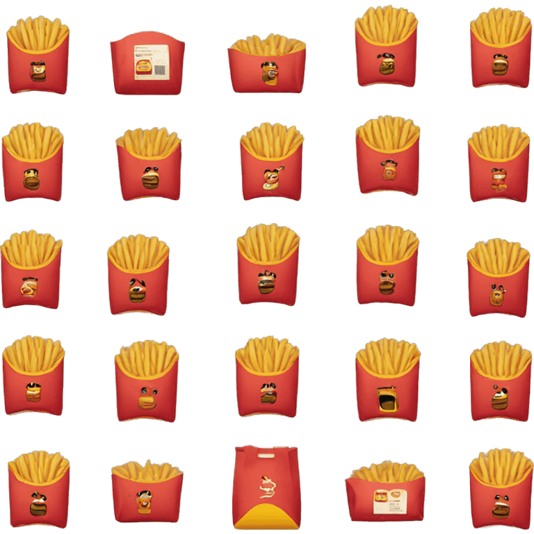 Mcdonalds bag  emoji