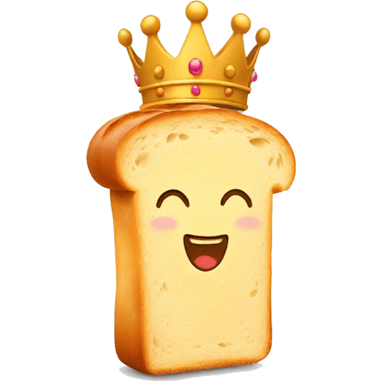 Bread with crown  emoji