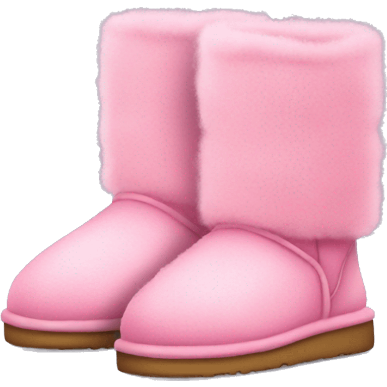 pink fluffy uggs emoji