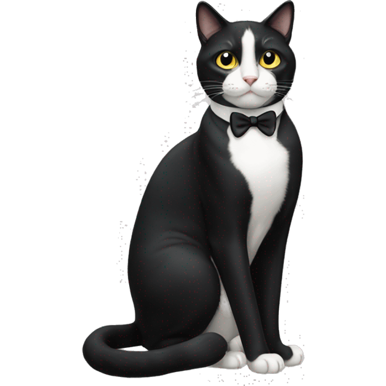 tuxedo cat emoji