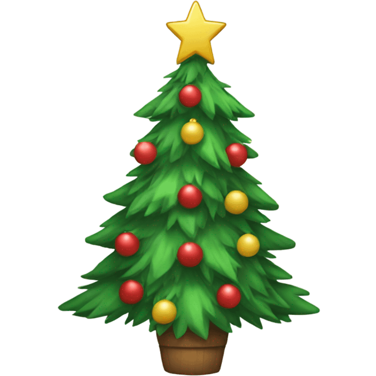 Christmas tree in anime style emoji