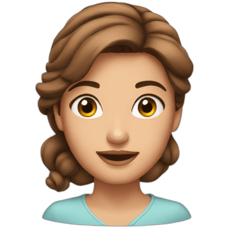 Belle brune emoji