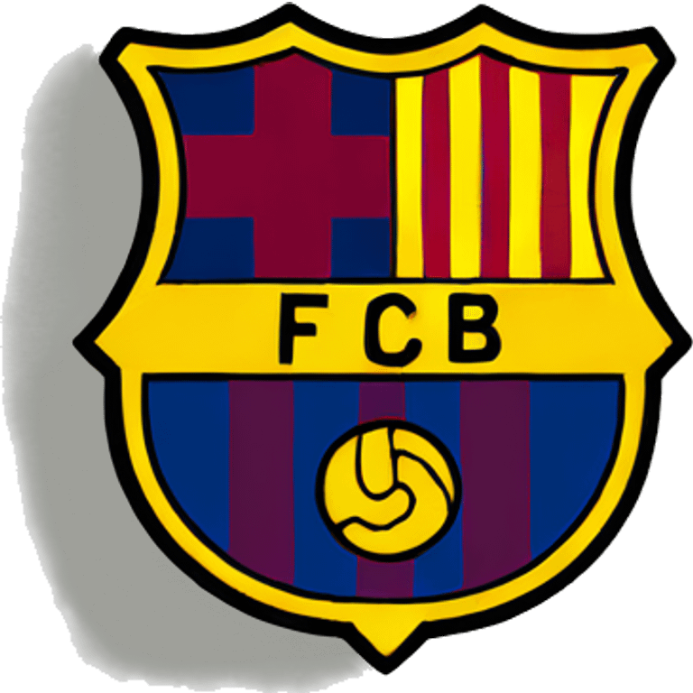 Fc Barcelona logo emoji