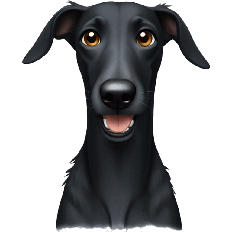 black lurcher  emoji