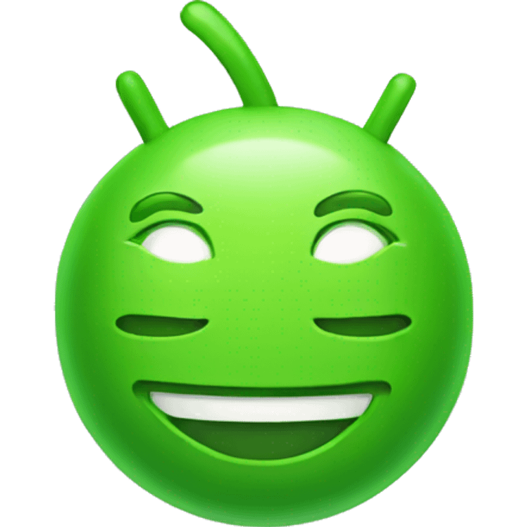 Green Android emoji