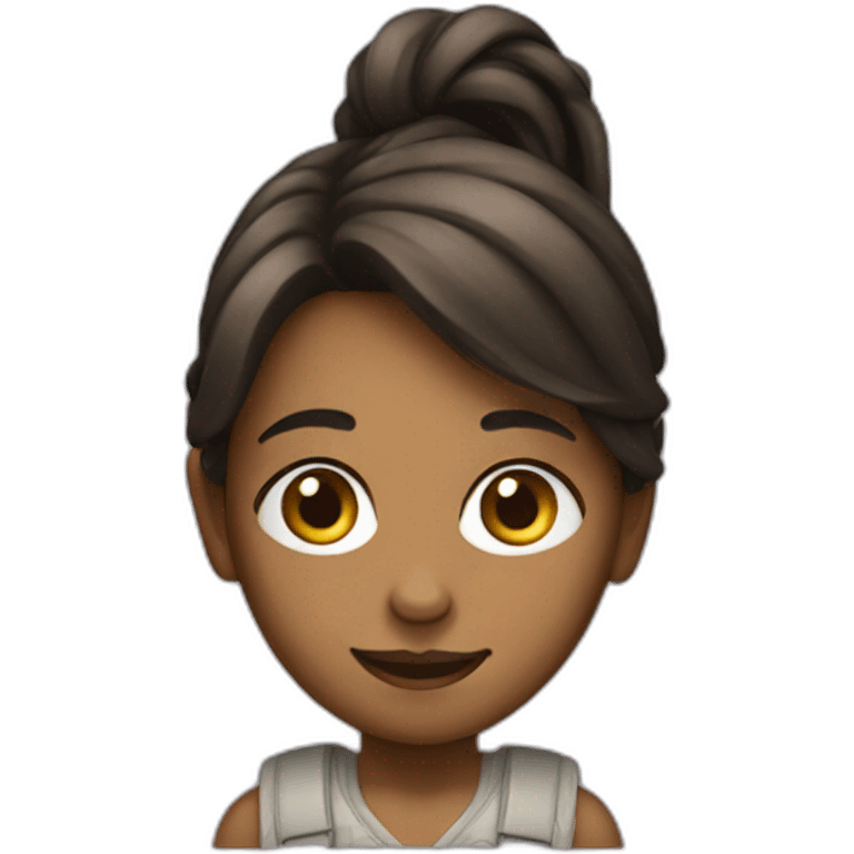 girl smartphone emoji