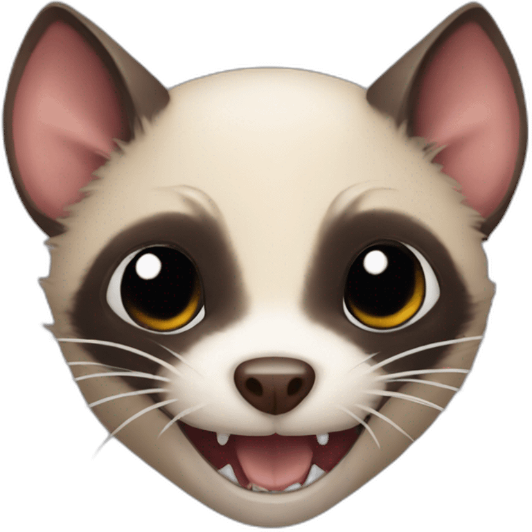 bat ferret emoji