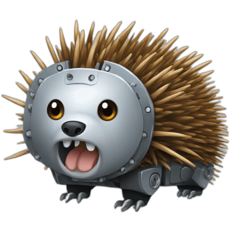 robot porcupine emoji