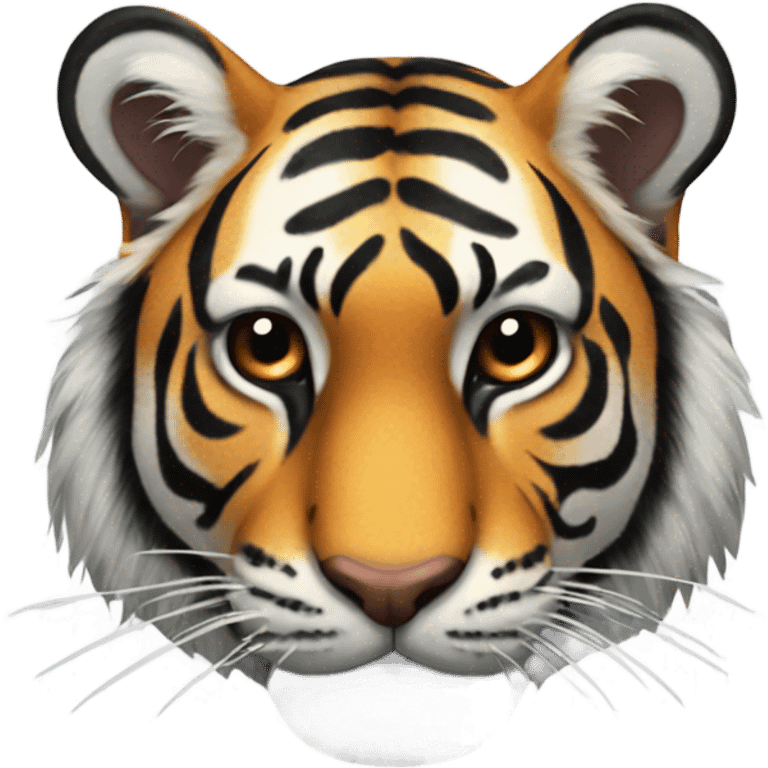 Tiger zebra  emoji