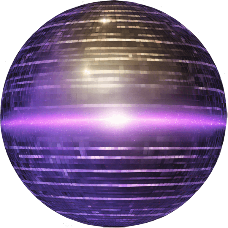 Saturn disco ball  emoji