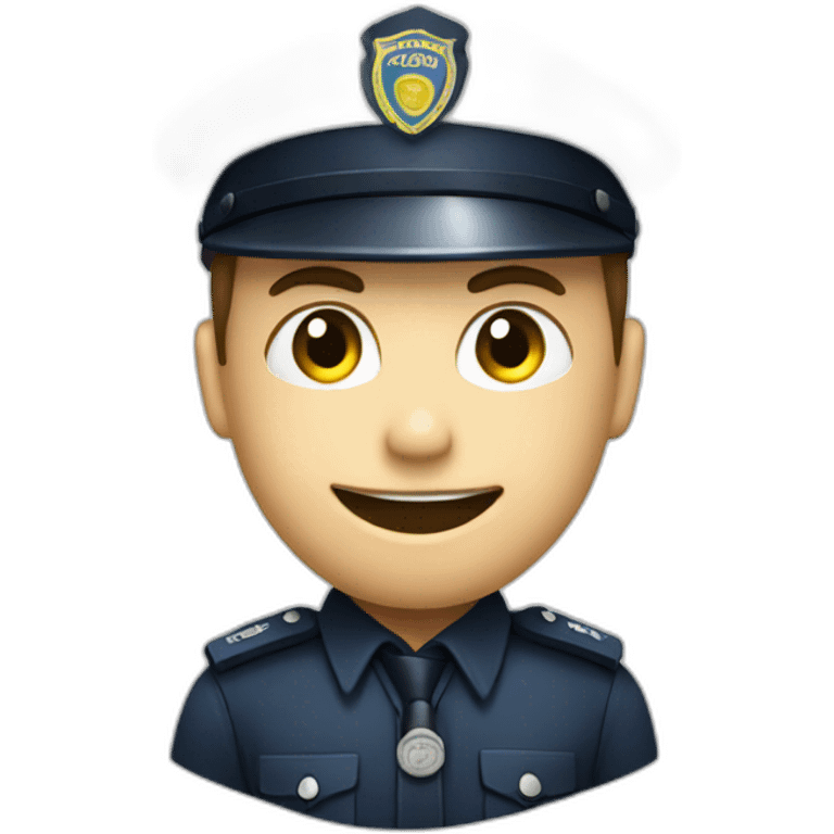 Policeman with GdP-Logo emoji