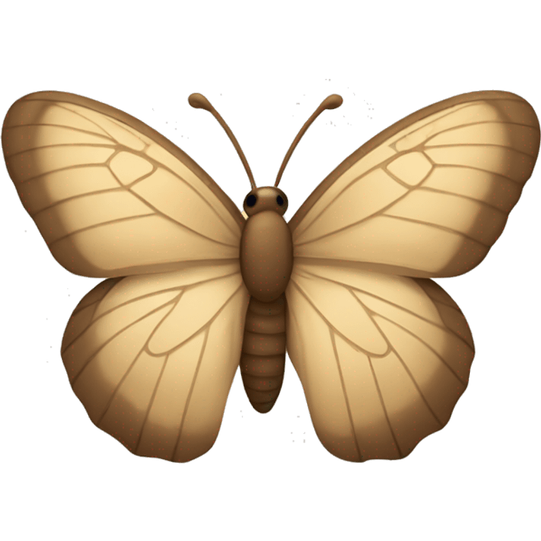 Beige butterfly  emoji