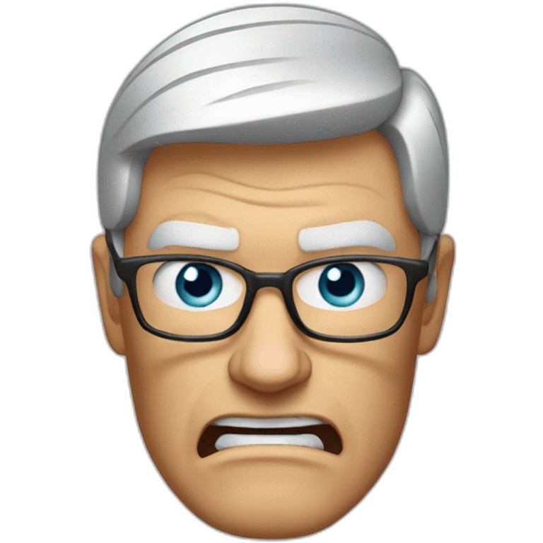 Angry Tim Cook emoji