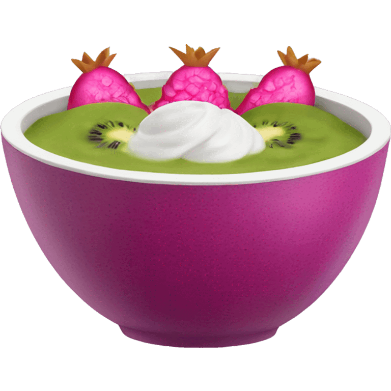 pitaya smoothie bowl emoji