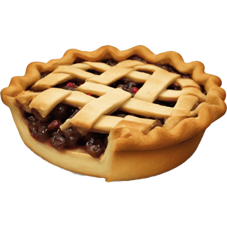 Christmas pie emoji