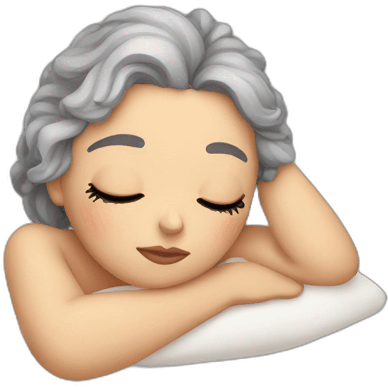 Laetitia sauvage sleeping emoji