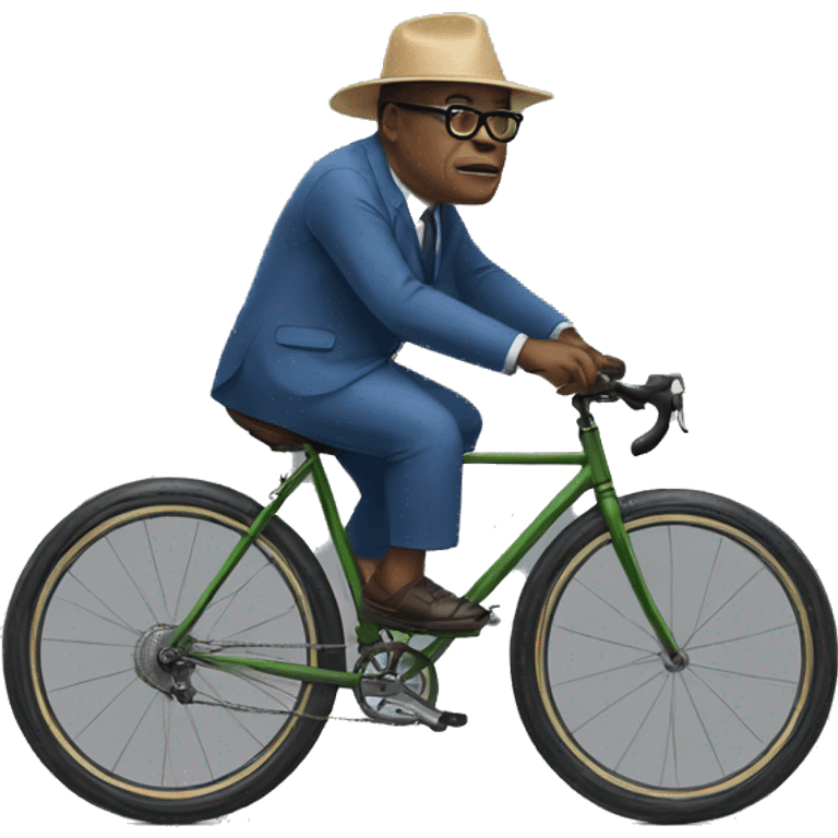 Tshisekedi en velo emoji