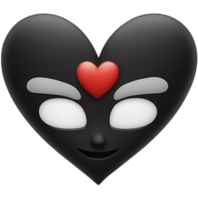 Corazón negro emoji