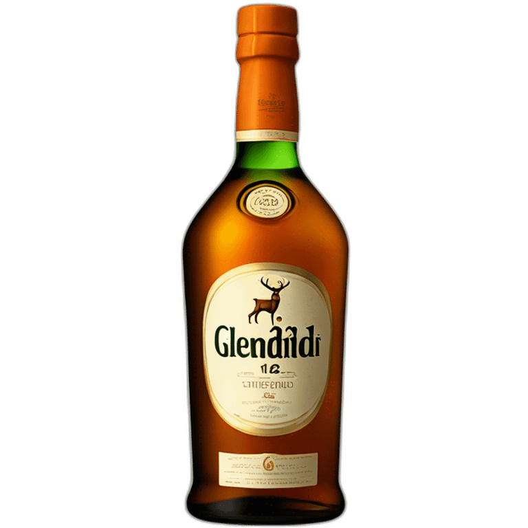 Glenfiddich 12 whiskey bottle  emoji