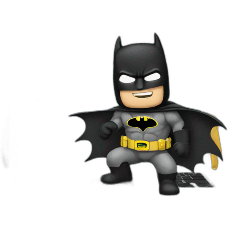 batman on laptop emoji