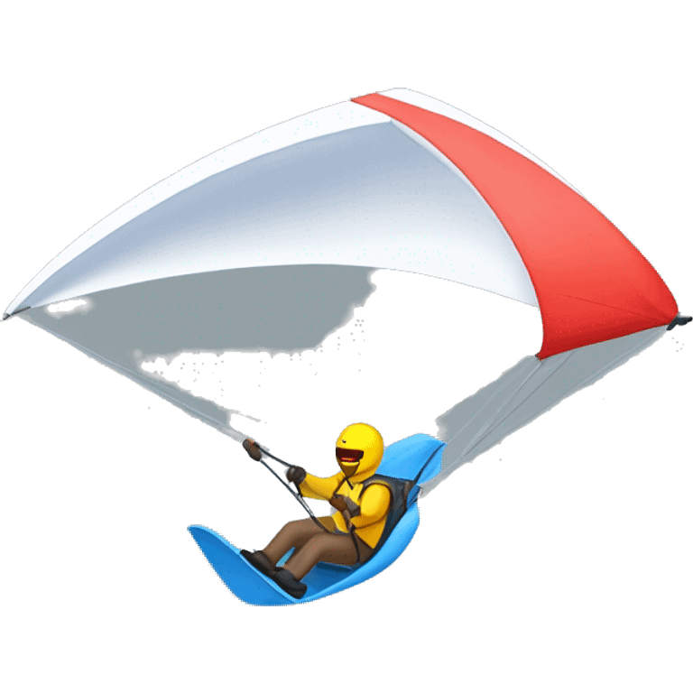 Hang gliding emoji