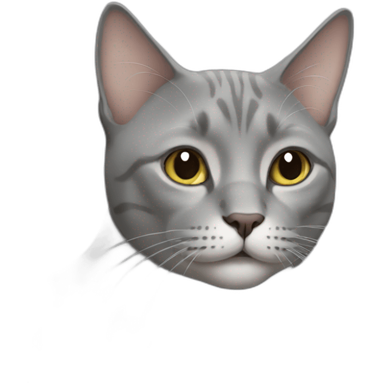 grey cat emoji