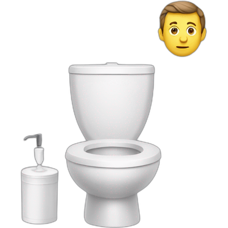 macron au toilette emoji