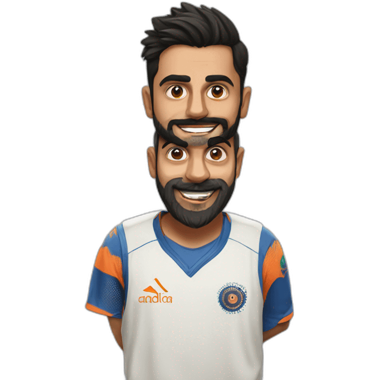 Kohli with gada emoji