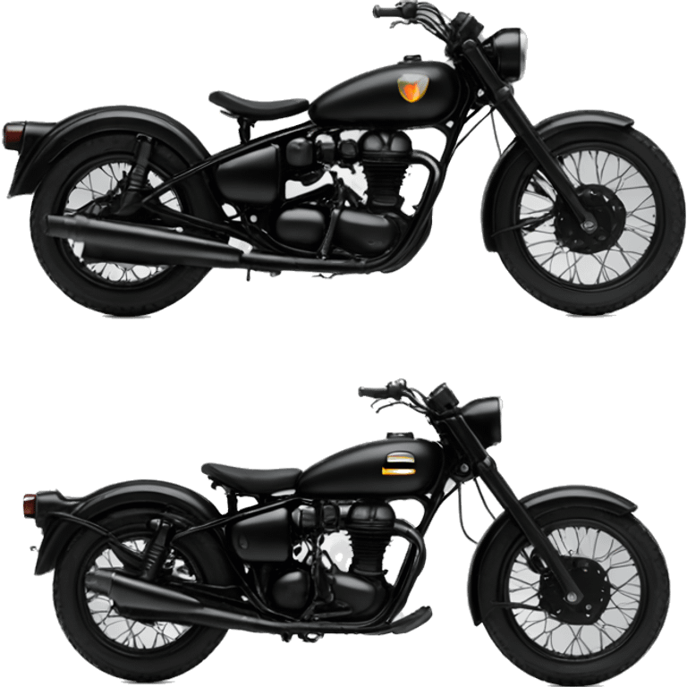 Bullet 350 military black  emoji